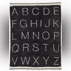 NWT Barefoot Dreams Black & White Cozy Stroller Blanket - 30” x 40”